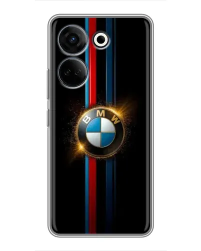 Чохол для TECNO Camon 20 Pro з картинкою «BMW M-Power неон»
