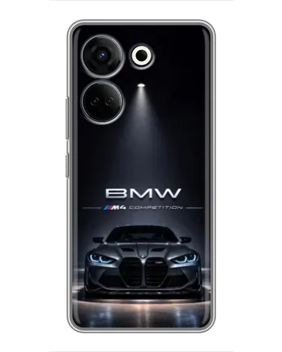Чохол для TECNO Camon 20 Pro з картинкою «BMW крізь нічне місто» Чохол для TECNO Camon 20 Pro з картинкою «BMW крізь нічне місто»