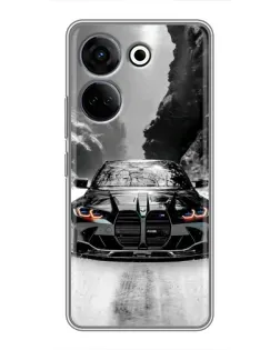 Чехол для TECNO Camon 20 Pro с картинкой «BMW — акварельный дрифт» Чехол для TECNO Camon 20 Pro с картинкой «BMW — акварельный дрифт»