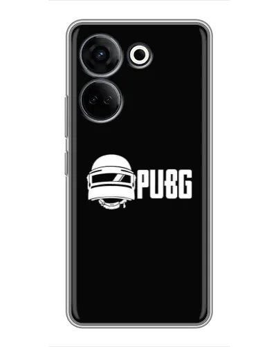 Чохол для TECNO Camon 20 Pro з картинкою «PUBG — класичний лого»