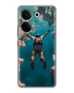 Чохол для TECNO Camon 20 Pro з картинкою «PUBG — вільне падіння»