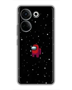 Чехол для TECNO Camon 20 Pro с картинкой «Красный Among Us» Чехол для TECNO Camon 20 Pro с картинкой «Красный Among Us»