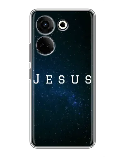 Чохол для TECNO Camon 20 Pro з картинкою «Зоряне небо Jesus»