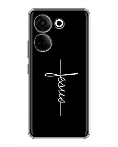 Чохол для TECNO Camon 20 Pro з картинкою «Тонка лінія віри»