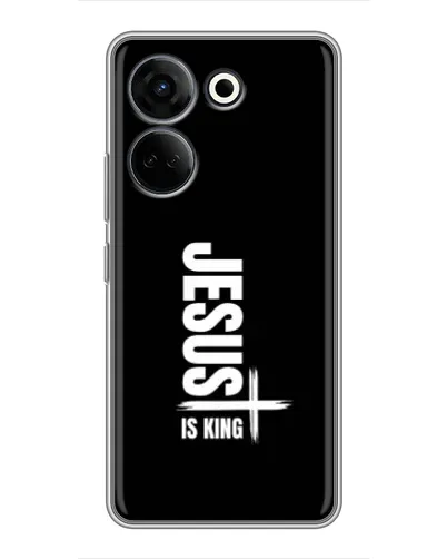 Чохол для TECNO Camon 20 Pro з картинкою «Вертикаль віри Jesus»