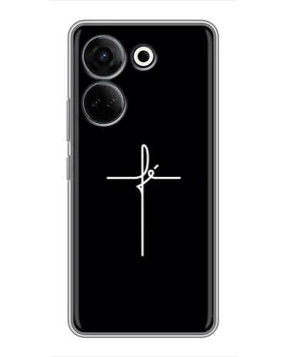 Чехол для TECNO Camon 20 Pro с картинкой «Тонкий крест» Чехол для TECNO Camon 20 Pro с картинкой «Тонкий крест»