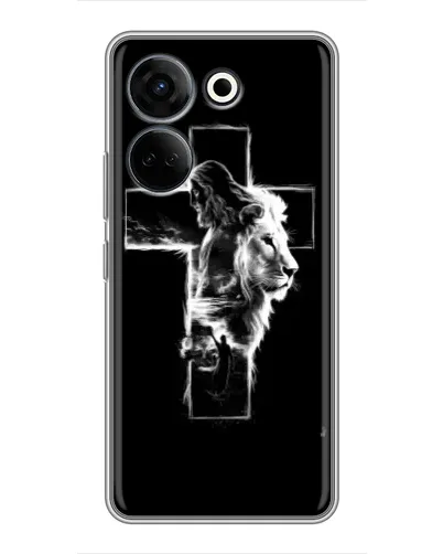 Чехол для TECNO Camon 20 Pro с картинкой «Сияющий крест Jesus» Чехол для TECNO Camon 20 Pro с картинкой «Сияющий крест Jesus»