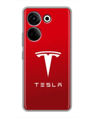 Чохол для TECNO Camon 20 Pro з картинкою «Tesla Red Classic» Чохол для TECNO Camon 20 Pro з картинкою «Tesla Red Classic»