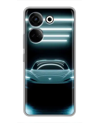 Чохол для TECNO Camon 20 Pro з картинкою «Tesla в неоні» Чохол для TECNO Camon 20 Pro з картинкою «Tesla в неоні»
