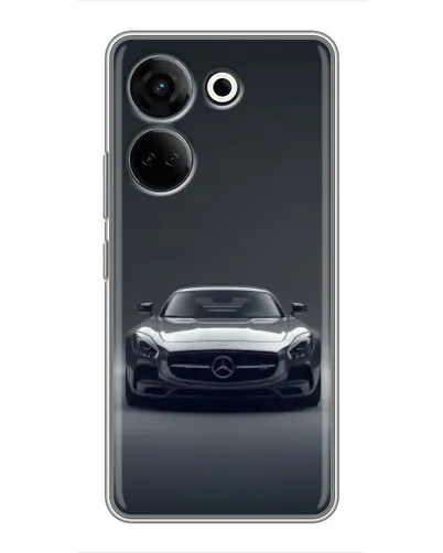 Чохол для TECNO Camon 20 Pro з картинкою «Mercedes на чорному» Чохол для TECNO Camon 20 Pro з картинкою «Mercedes на чорному»