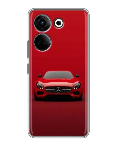 Чохол для TECNO Camon 20 Pro з картинкою «Червоний Mercedes AMG» Чохол для TECNO Camon 20 Pro з картинкою «Червоний Mercedes AMG»