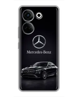 Чохол для TECNO Camon 20 Pro з картинкою «Mercedes — решітка радіатора»