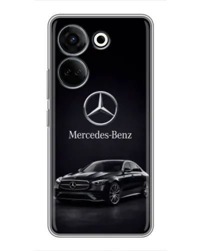 Чохол для TECNO Camon 20 Pro з картинкою «Mercedes — решітка радіатора» Чохол для TECNO Camon 20 Pro з картинкою «Mercedes — решітка радіатора»