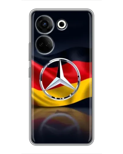Чохол для TECNO Camon 20 Pro з картинкою «Mercedes — прапор Німеччини» Чохол для TECNO Camon 20 Pro з картинкою «Mercedes — прапор Німеччини»