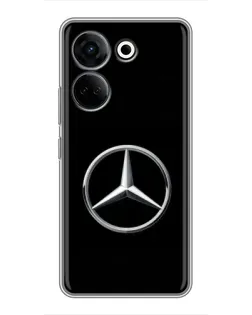 Чохол для TECNO Camon 20 Pro з картинкою «Mercedes класичний лого»