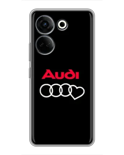 Чохол для TECNO Camon 20 Pro з картинкою «Логотип Audi Heart» Чохол для TECNO Camon 20 Pro з картинкою «Логотип Audi Heart»