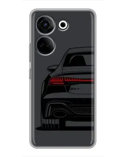 Чохол для TECNO Camon 20 Pro з картинкою «Задня частина Audi — арт» Чохол для TECNO Camon 20 Pro з картинкою «Задня частина Audi — арт»