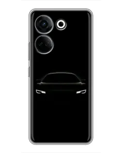 Чохол для TECNO Camon 20 Pro з картинкою «Погляд Audi у темряві» Чохол для TECNO Camon 20 Pro з картинкою «Погляд Audi у темряві»