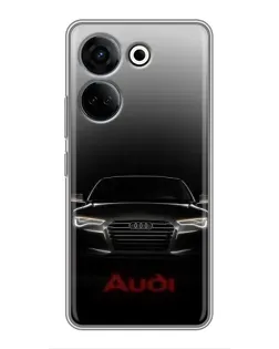 Чохол для TECNO Camon 20 Pro з картинкою «Audi — градієнтний контур» Чохол для TECNO Camon 20 Pro з картинкою «Audi — градієнтний контур»