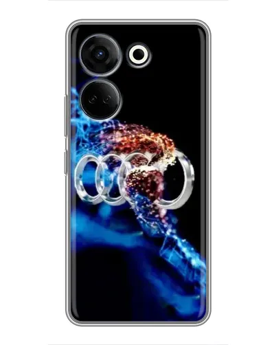 Чохол для TECNO Camon 20 Pro з картинкою «Енергія лого Audi» Чохол для TECNO Camon 20 Pro з картинкою «Енергія лого Audi»