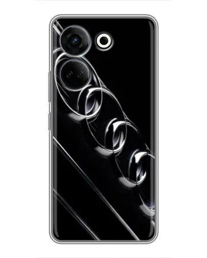 Чохол для TECNO Camon 20 Pro з картинкою «Audi — абстрактні кільця» Чохол для TECNO Camon 20 Pro з картинкою «Audi — абстрактні кільця»