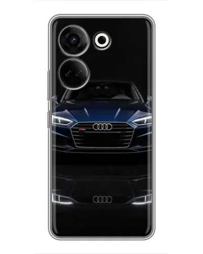 Чохол для TECNO Camon 20 Pro з картинкою «Audi — нічне відображення» Чохол для TECNO Camon 20 Pro з картинкою «Audi — нічне відображення»