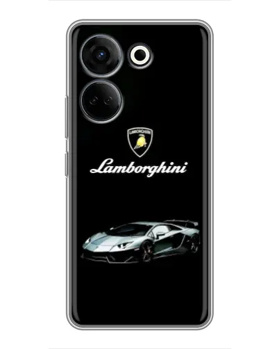 Чехол для TECNO Camon 20 Pro с картинкой «Логотип Lamborghini классика» Чехол для TECNO Camon 20 Pro с картинкой «Логотип Lamborghini классика»