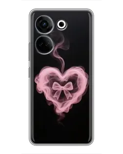 Чехол для TECNO Camon 20 Pro с картинкой «Дымчатое сердце» Чехол для TECNO Camon 20 Pro с картинкой «Дымчатое сердце»