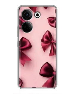 Чехол для TECNO Camon 20 Pro с картинкой «Бордовый атлас» Чехол для TECNO Camon 20 Pro с картинкой «Бордовый атлас»