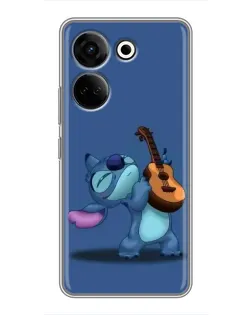 Чохол для TECNO Camon 20 Pro з картинкою «Стіч з укулеле»