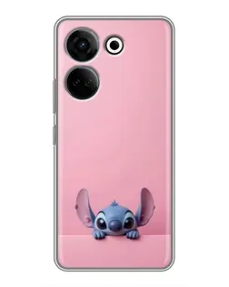 Чохол для TECNO Camon 20 Pro з картинкою «Stitch визирає»