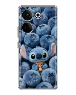 Чохол для TECNO Camon 20 Pro з картинкою «Стіч та лохина»