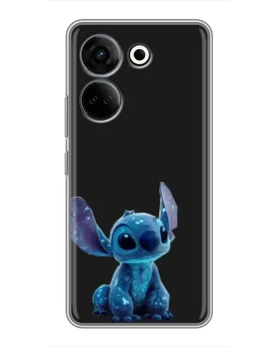 Чохол для TECNO Camon 20 Pro з картинкою «Стіч на чорному»