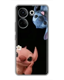 Чохол для TECNO Camon 20 Pro з картинкою «Фіолетовий туман троянд»