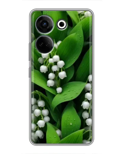 Чохол для TECNO Camon 20 Pro з картинкою «Конвалії в зелені» Чохол для TECNO Camon 20 Pro з картинкою «Конвалії в зелені»