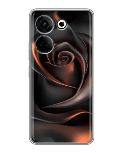 Чохол для TECNO Camon 20 Pro з картинкою «Шовкова чорна троянда» Чохол для TECNO Camon 20 Pro з картинкою «Шовкова чорна троянда»