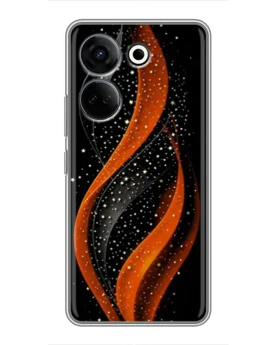Чохол для TECNO Camon 20 Pro з картинкою «Вогняна зоряна хвиля»