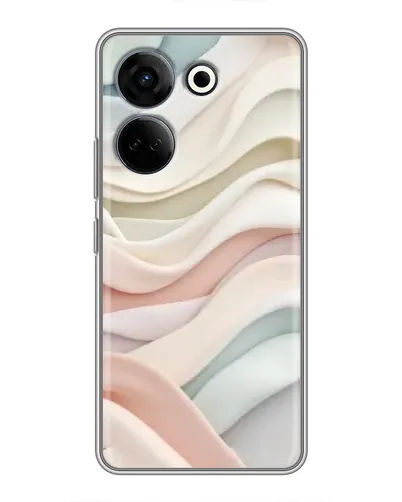 Чохол для TECNO Camon 20 Pro з картинкою «Пастельні ніжні хвилі»
