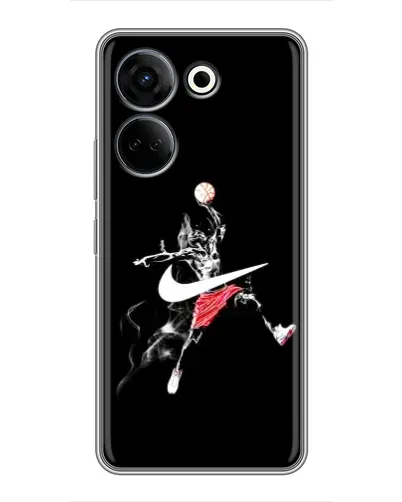 Чохол для TECNO Camon 20 з картинкою «Jordan Jumpman» Чохол для TECNO Camon 20 з картинкою «Jordan Jumpman»