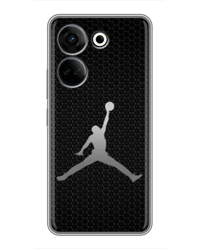 Чохол для TECNO Camon 20 з картинкою «Jordan Dark Carbon» Чохол для TECNO Camon 20 з картинкою «Jordan Dark Carbon»