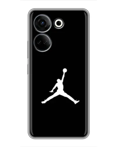 Чохол для TECNO Camon 20 з картинкою «Jordan Silhouette» Чохол для TECNO Camon 20 з картинкою «Jordan Silhouette»