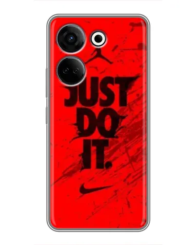 Чохол для TECNO Camon 20 з картинкою «Nike Just Do It» Чохол для TECNO Camon 20 з картинкою «Nike Just Do It»