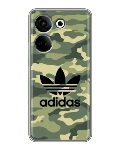 Чохол для TECNO Camon 20 з картинкою «Мілітарі стиль Adidas» Чохол для TECNO Camon 20 з картинкою «Мілітарі стиль Adidas»