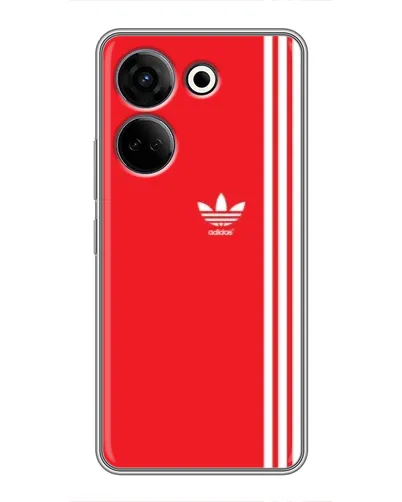 Чохол для TECNO Camon 20 з картинкою «Червоний мінімалізм Adidas» Чохол для TECNO Camon 20 з картинкою «Червоний мінімалізм Adidas»