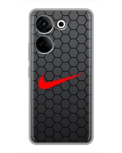 Чохол для TECNO Camon 20 з картинкою «Nike — карбонова сітка» Чохол для TECNO Camon 20 з картинкою «Nike — карбонова сітка»