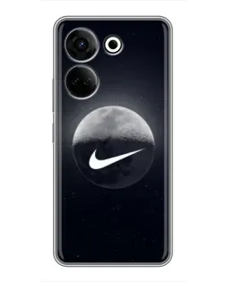Чохол для TECNO Camon 20 з картинкою «Nike у стилі графіті»