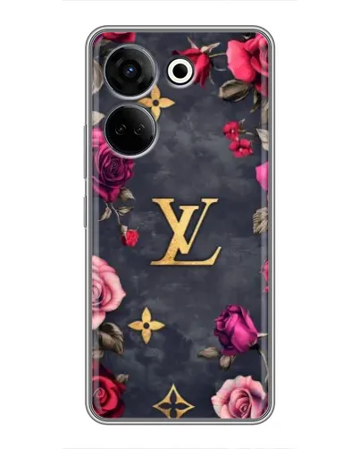 Чохол для TECNO Camon 20 з картинкою «Квітковий Louis Vuitton» Чохол для TECNO Camon 20 з картинкою «Квітковий Louis Vuitton»