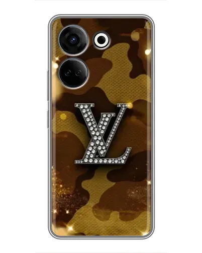 Чохол для TECNO Camon 20 з картинкою «Камуфляжний Louis Vuitton» Чохол для TECNO Camon 20 з картинкою «Камуфляжний Louis Vuitton»