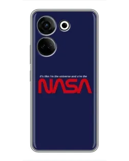 Чохол для TECNO Camon 20 з картинкою «NASA — глибокий космос»