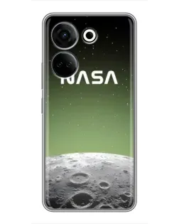 Чохол для TECNO Camon 20 з картинкою «NASA — місячний градієнт»